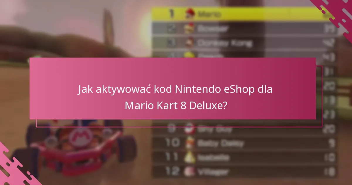 Jakie aktualne promocje są dostępne dla Mario Kart 8 Deluxe?