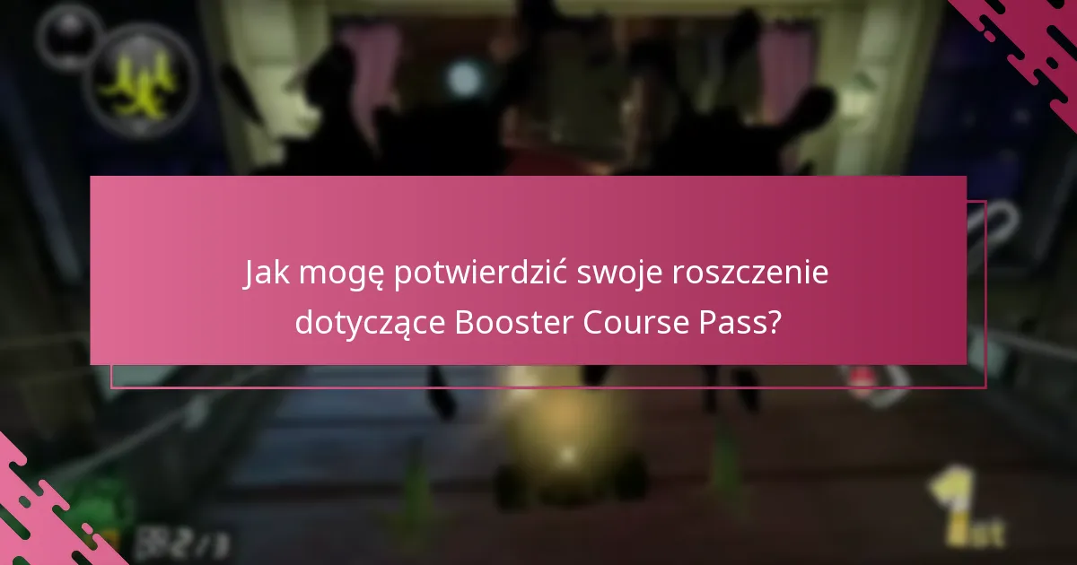 Jakiego e-maila mogę oczekiwać w celu potwierdzenia mojego Booster Course Pass?
