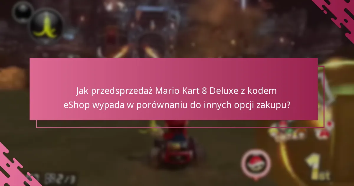 Jakie ograniczenia dotyczą realizacji kodów Nintendo eShop do przedsprzedaży?